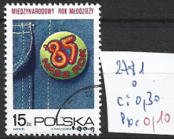 POLOGNE 2781 Oblitéré Côte 0.30 € - Used Stamps