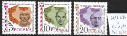 POLOGNE 2782 à 84 Oblitérés Côte 1.10 € - Used Stamps