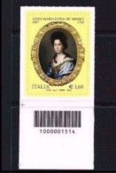 ● ITALIA  2013 ֍ Anna Maria Luisa Dè MEDICI ● Nuovo ** 3,60 €  ● Con CODICE A BARRE ● - Barcodes