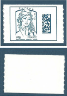 YT 1176 - Marianne De Ciappa-Kawena Autocollant - Europe 20g - Datamatrix - Issue De Feuille - 2013-2018 Marianne Of Ciappa-Kawena