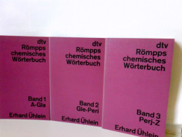 Konvolt: 3 Bände (von3) Römpps Chemisches Wörterbuch A-Z - Kpl Ausgabe. - Schulbücher