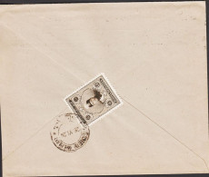 1924. POSTES PERSIENNES. Ahmad Schah Kadschar 6 Ch On Fine Envelope Cancelled MECHED 26 VI 24 + At Arrival... - JF543339 - Iran