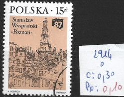 POLOGNE 2914 Oblitéré Côte 0.30 € - Used Stamps