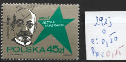 POLOGNE 2913 Oblitéré Côte 0.50 € - Usados