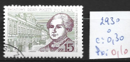 POLOGNE 2930 Oblitéré Côte 0.30 € - Used Stamps