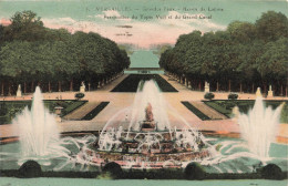 FRANCE - Versailles - Perspective Du Tapis Vert Et Du Grand Canal - Colorisé - Carte Postale Ancienne - Versailles