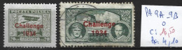POLOGNE PA 9A-9B Oblitérés Côte 16.50 € - Used Stamps