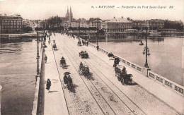 FRANCE - Bayonne - Perspective Du Pont Saint Esprit - BR - Animé - Carte Postale Ancienne - Bayonne