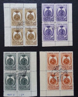 Sowjetunion Mi 1003-1006 4er Block , Sc 1021-1024 , Siegesmedaillen , Gestempelt - Used Stamps