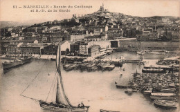 FRANCE - Marseille - Bassin Du Carènage Et ND De La Garde - Bateaux - Quai - Carte Postale Ancienne - Notre-Dame De La Garde, Funicolare E Vergine