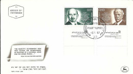 Envellope ISRAEL 1e Jour N° 346 - 347 Y & T - Storia Postale