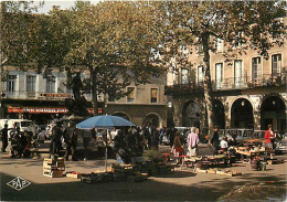 Marchés - Limoux - La Place De La République - CPM - Carte Neuve - Voir Scans Recto-Verso - Mercati