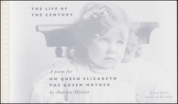 Großbritannien-Markenheftchen 137 Geburtstag Von Königinmutter Elisabeth 2000 ** - Booklets