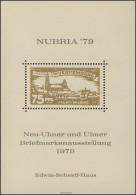 Sonderdruck NUBRIA Neu-Ulm 1979 - FAKSIMILE Württemberg-Marke - Privatpost