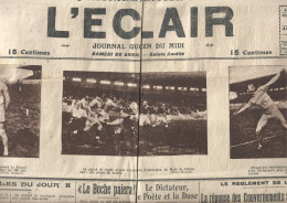 JEUX OLYMPIQUES 1924  - PARIS - LOT DE 10 JOURNAUX - L'ECLAIR - MAI 1924 - RUGBY - FOOTBALL - - Otros & Sin Clasificación