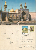 Iraq Irak Mosquée De Kazimiyah Color Pcard Used To Italy - Iraq