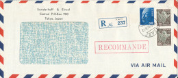 Japan Registered Air Mail Cover Sent To Germany Tokyo 23-3-1978 - Luftpost