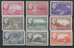 Suriname 1945, NVPH 220-28 MH, Kw 20 EUR (SN 2667) - Suriname ... - 1975