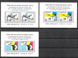Corea/Korea/Corée: Campionati Mondiali Di Tiro, World Shooting Championships, Championnats Du Monde De Tir - Tir (Armes)