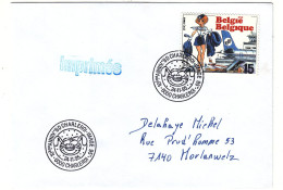 Belgique - Lettre De 1995 - Oblit Charleroi - Bandes Dessinées - Marsipulami - - Covers & Documents