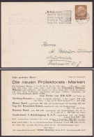 PP122 B7/09, O, "Goecks", Protekorats-Marken - Private Postal Stationery