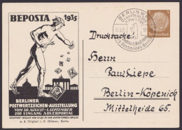 PP122 C12/03, O, "Beposta", 1935, Pass. SSt. - Private Postwaardestukken