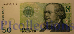 NORWAY 50 KRONER 1999 PICK 46b UNC - Noorwegen