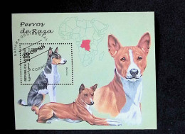 CL, Block, Bloc, Republica Saharaui, Sahara Occidental, 29-09-98, Chiens, Basenji, Perros De Raza - Africa (Varia)