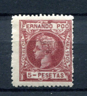 1905.FERNANDO POO.EDIFIL 150*.NUEVO CON FIJASELLOS(MH).NUMERACION CEROS.CATALOGO 120€ - Fernando Poo