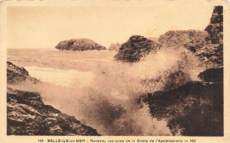 FRANCE - Belle Isle En Mer - Rochers Vue Prise De La Grotte De L'Apothicaire - ND - Carte Postale Ancienne - Belle Ile En Mer