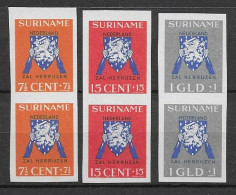 Suriname 1941, NVPH 197-9 In Ongetande Paren  (SN 2675) - Suriname ... - 1975