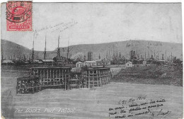 Wales, Glamorgan, Port Talbot , The Docks ,1905, 2 Scans - Glamorgan