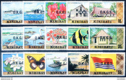 Servizio. Soprastampati 1981. - Kiribati (1979-...)