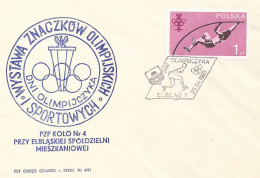 Poland Postmark D81.04.26 WLBLAG.01kop: Sport Exhibition Of Olympic Stamps (analogous) - Stamped Stationery