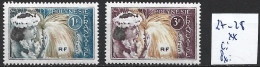 POLYNESIE FRANCAISE 27-28 ** Côte 1.60 € - Unused Stamps