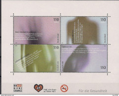 2001 Germany Deutschland  Mi.  Bl 54 **MNH Für Die Gesundheit - 2001-2010