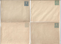 PORTUGAL - 4 UNUSED POSTAL STATIONERY COVER - HORTA - Ganzsachen