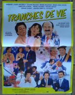 AFFICHE CINEMA FILM TRANCHES DE VIE CLAVIER JUGNOT ANEMONE BALASKO SPLENDID LETERRIER LAUZIER 1984 TBE - Affiches & Posters