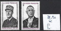 POLYNESIE FRANCAISE 89-90 ** Côte 55.50 € - Nuevos