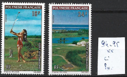 POLYNESIE FRANCAISE 94-95 ** Côte 22.20 € - Unused Stamps