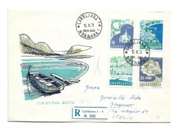 YUGOSLAVIA SLOVENIA - REGISTERED COVER LJUBLJANA TO ITALY - Storia Postale