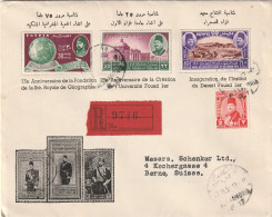 Aegypten-Brief Per Einschreiben 1950 - Lettres & Documents