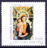 Vatican City 2006 MNH, Madonna & Child, Religious Painting By Mantegna - Madonnen