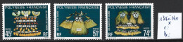 POLYNESIE FRANCAISE 138 à 140 * Côte 10.20 € - Unused Stamps