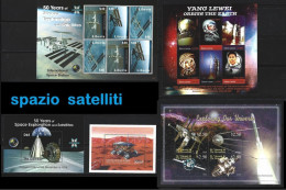 ● SPAZIO ֍ Astronauti ֍ Satelliti ֍ 5 BF Diversi ● Cat ? € ● M3 ● - Collections