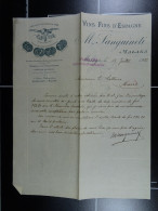 Vins Fins D'Espagne M. Sanguineti Malaga 1902  /37/ - Spain