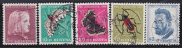 Suisse   .  Yvert  .     539/543     .        O        .    Oblitéré - Used Stamps