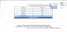 INDIA. - 2023, POSTAL FRANKING MACHINE COVER TO DUBAI. - Lettres & Documents