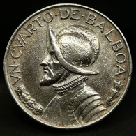 1/4 BALBOA ARGENT 1947 PANAMA / SILVER QUARTO BALBOA - Panamá