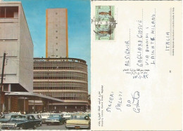 Iraq Irak Baghdad Shopping Centre Rashid Street - Pcard Used 30jan1977 To Italy - Irak